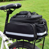 Cycling Bike Bag Rack Back Rear Seat Tail Carrier Trunk Pannier  with Rain Cover
