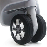 8Pcs Silicone Suitcases Wheel Protection Cover Luggage Accessories Black