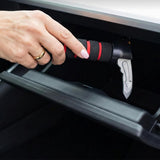 Car Door Handle for Elderly Car Assist Support Handle With Cutter Red