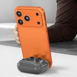 Case Cover for AirPods 4 Case Cover with Pressable Button Safety Lock & Phone Stand Clear Black