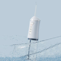 Cordless Electric Water Flosser Teeth Cleaner with 4 Jet Tips Irrigator White