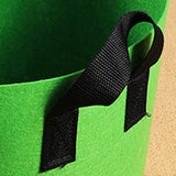 5 PCS Non-Woven Fabric Plant Grow Bags Garden Planter Green
