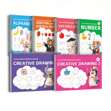 Grooved Writing Practice with 10 Refills for Age 3 to 8 Preschool Learning Activities
