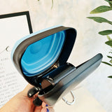 Handheld Foldable Pet Pooper Scooper – Easy Poop Pickup and Cleaner Blue