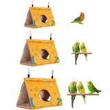 Bird Sleep Nest Hammock Hut for Parrot Budgie