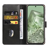 Snap-Lock Flip Cover Wallet Case for Pixel 10 and 10 Pro Flip Cover Black