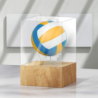 10 Pack Acrylic Ball Display Stand Clear Sports Ball Holder for Basketball and Football