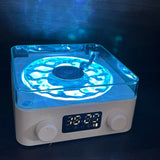 Wireless Waves Vinyl Player Mini Bluetooth Speaker Vinyl Record Player White