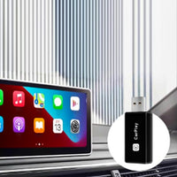 2-in-1 Wireless Car  Dongle Connect Box Plug and Play USB Apple Carplay Android Auto Adapter