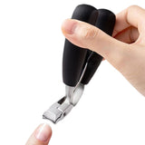 2Pcs Large Jaw Opening Toenail Clippers for Thick Nails Curved Nail Clippers with Wide Lever Non-Slip Handle