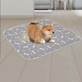 Washable Waterproof Puppy Training Pads – Quick-Absorb Reusable Dog Pee Mat Grey