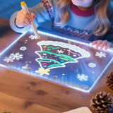 LED Glow Light Drawing Board Dry Erase Board