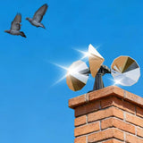 Bird Scare Reflective Device Bird Reflector with Plastic Basefor Garden Farm