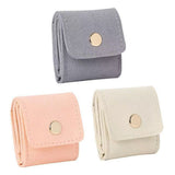 3-Pack Mini Travel Jewelry Organizer Pouches with Buckle – Portable Storage Bags