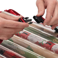 Christmas Storage Bag Xmas Wrapping Paper Storage Container Under Bed Organizer Bag Red