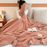 Sherpa Throw Blanket Winter Fuzzy Throws Cozy Blanket Pink
