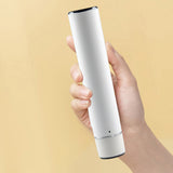 Portable Vacuum Sealer for Food Cordless Handheld Food Vacuum Saver with 5 Pcs Sealer Bags White