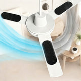 10PCS Ceiling Fan Air Purifier Pads Activated Coconut Shell for Blade Odor Dust Removal