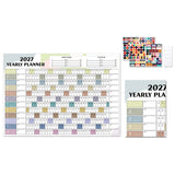 2027 Yearly Wall Calendar for Home Office and School Use Style 3