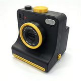 Camera Shaped Latte Art Stencil Retro Coffee Tool for Cafe Barista Black