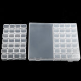 56 Grid Plastic Jewelry and Bead Storage Organizer Box for Crafts