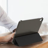 Tri-Fold Smart Cover Auto Wake Sleep Compatible Case for iPad 10th 11th Gen A16 Black