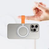 Phone Grip Holder Adjustable Kickstand Ring Compatible with iPhone 15/14/13/12 Series Grey