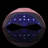 36W UV LED Nail Lamp with 3 Timer Settings for Home Use Pink