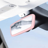 2PCS Silicone Rearview Mirror Edge Protector for Tesla Model 3/Y Pink