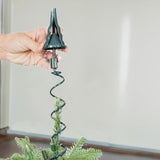 Twist-On Christmas Tree Topper Holder with Stabilizing Support for Tree Decor