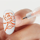 12-Color DIY Nail Art Pen Set Dotting & Drawing Pens for Manicure