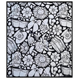 DIY Coloring Blanket Washable Color-In Throw Blanket for Sofa Travel Books and Cups