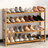 4 Tier Shoe Storage Rack Multi Layer Organizer for Entryways