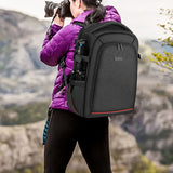 Waterproof Camera Backpack Large Capacity DSLR Bag for Travel Photography
