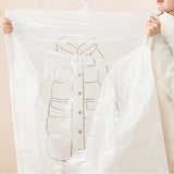 4Pcs Large Hanging Vacuum Seal Garment Bags for Clothing with Pump