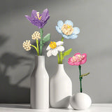 888PCS Botanical Collection Building Block Toy – Flower Bouquet Construction Set