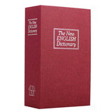 Book Secure with Combination Lock for Cash Jewelry Red