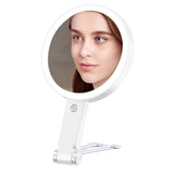 10X/1X Magnifying Makeup Mirror with Lights Rechargeable Double-Sided Touch Dimmable Mirror