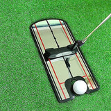 Golf Putting Mirror for Swing Practice Posture Correction Portable Putting Practice Trainer