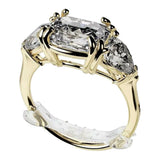 12PCS Invisible Clip On Ring Size Adjuster for Loose Rings Transparent Ring Guards for Women and Men