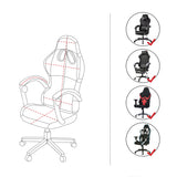 Stretchy Gaming Chair Cover Office Chair Swivel Chair Slipcover Black