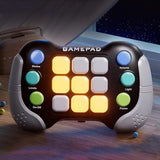 Fast Push RGB Game Toy Handle Electronic Brain and Memory Game Pad for Teens Grey