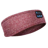 Bluetooth Sleeping Headphones Wireless Music Headband Stereo Earphone for Sport Sleep Yoga Red