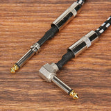 3m Guitar Cable 6.35mm Electric Instrument Bass Cord for Bass Amp