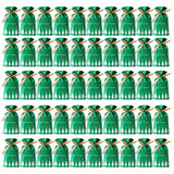 50PCS Christmas Candy Treat Bags Gift Wrapping Drawstring Bags for Holiday Parties Style 2