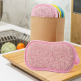5-Piece Double-Sided Kitchen Dish Sponges for Scrubbing and Removing Stubborn Stains