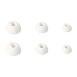 6 Pairs Replacement Ear Tips Compatible with Google Pixel Buds 2a Silicone Tips White