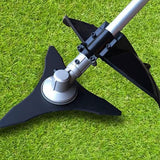 2 PCS 3 Tooth Lawn Mower Brush Cutter Blade with 25.4mm Center Hole