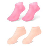2 Pairs of Reusable Silicone Moisturising Socks Washable Foot Socks