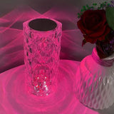 7 Color Rechargeable Table Lamp Touch for Bedroom Living Room Party